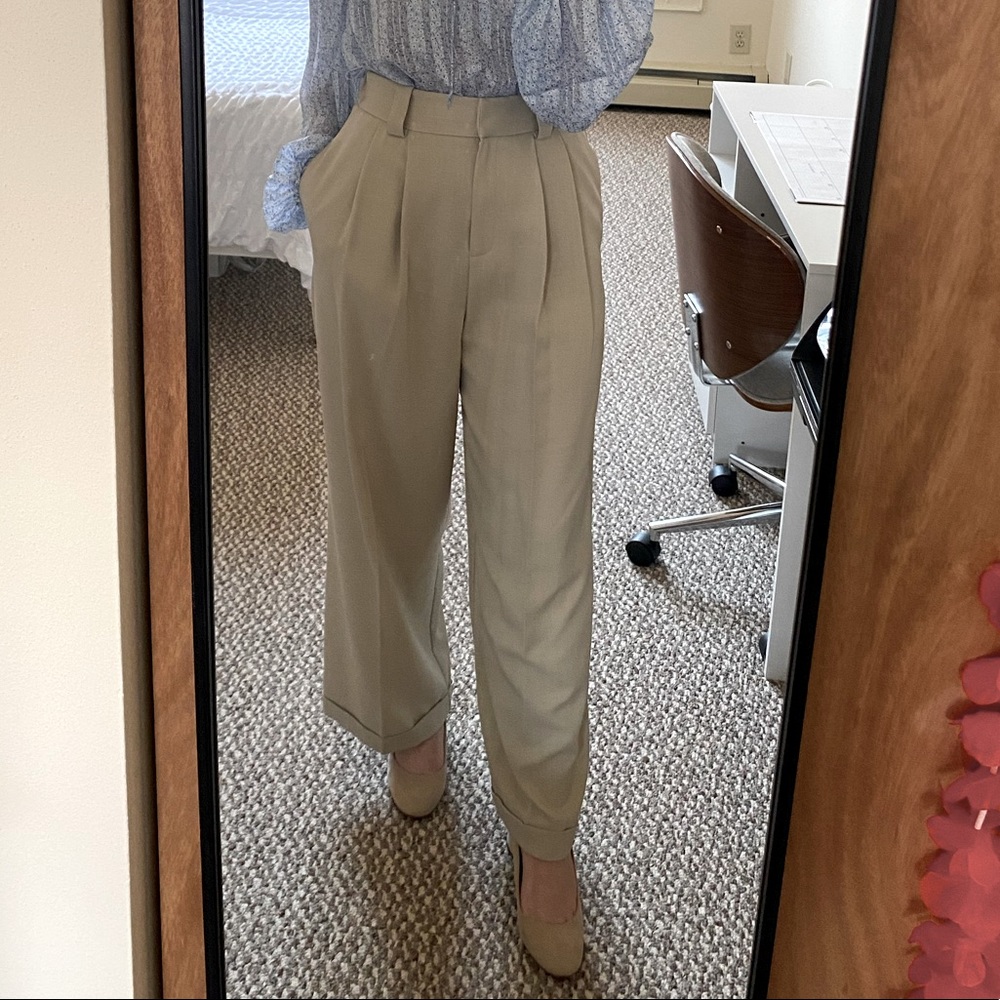 Topshop wide leg trousers